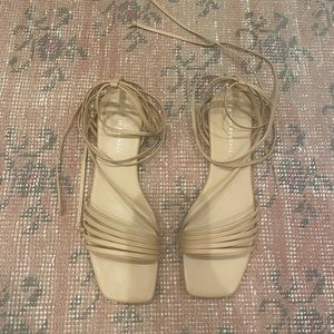 Loeffler Randall Peggy Dune Strappy Wrap Sandal Size 9